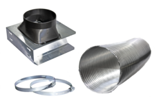 Circulating air set for wall hoods Circulating air set for wall hoods